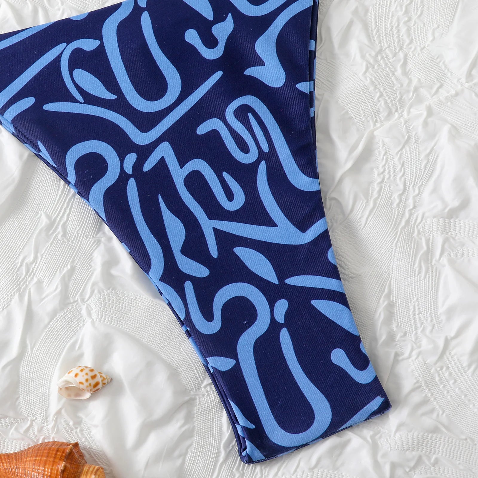 Cove Print String Bikini — detail 1