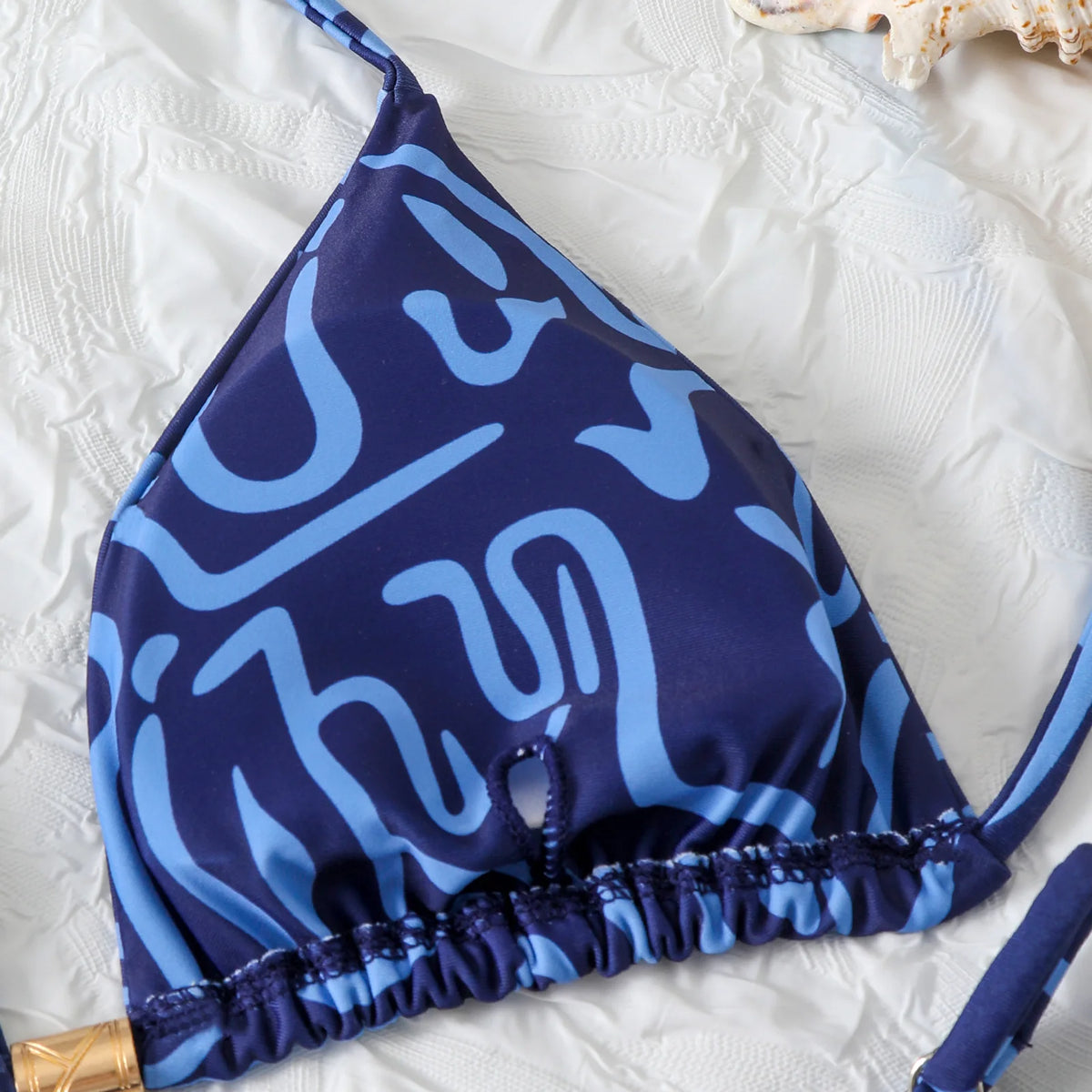 Cove Print String Bikini — detail 3