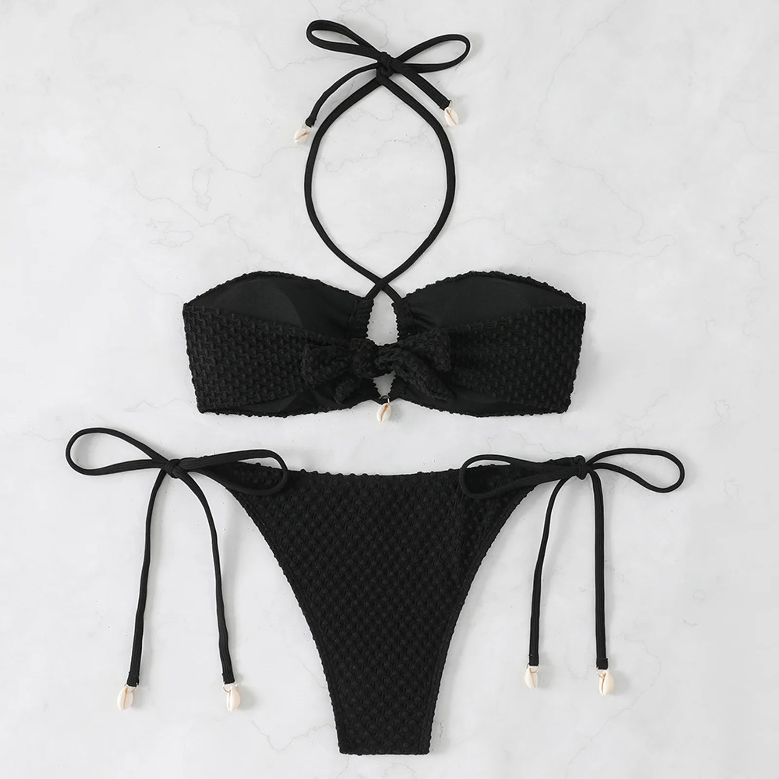 Isla Texture Ring Bikini — detail 2