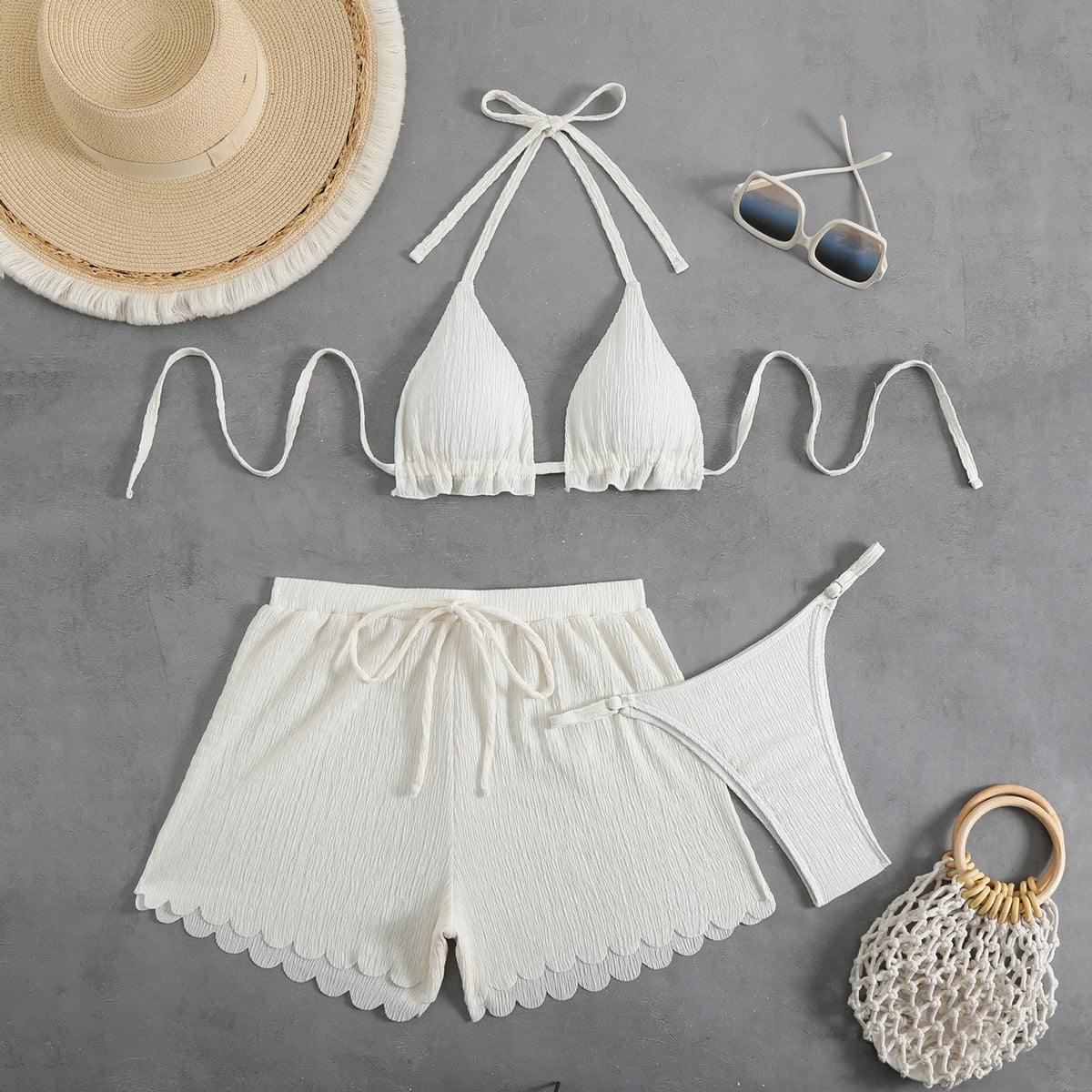 Textured Beach Swim Set — detail 3