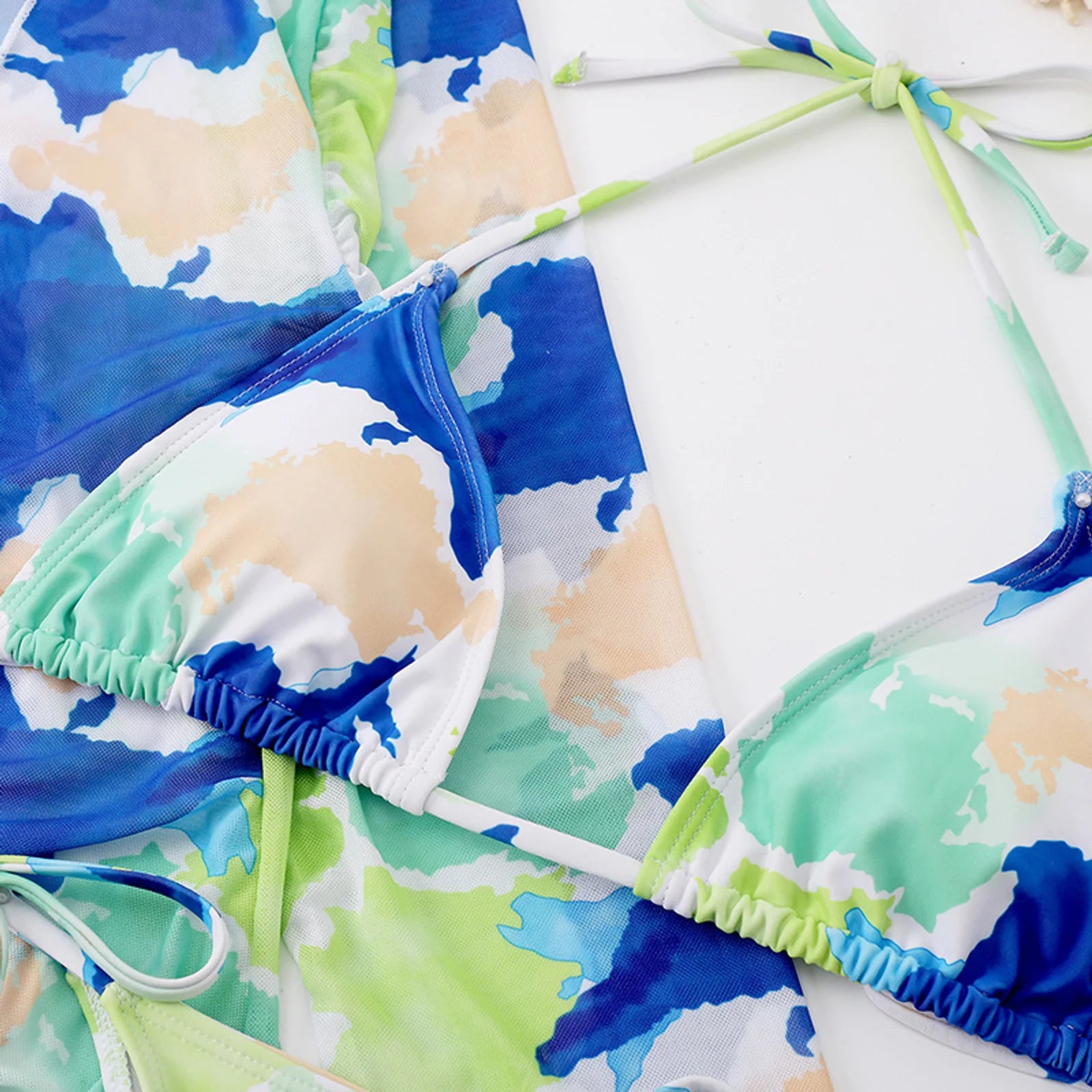 Tropic Mesh Fluid Swim Set — detail 2