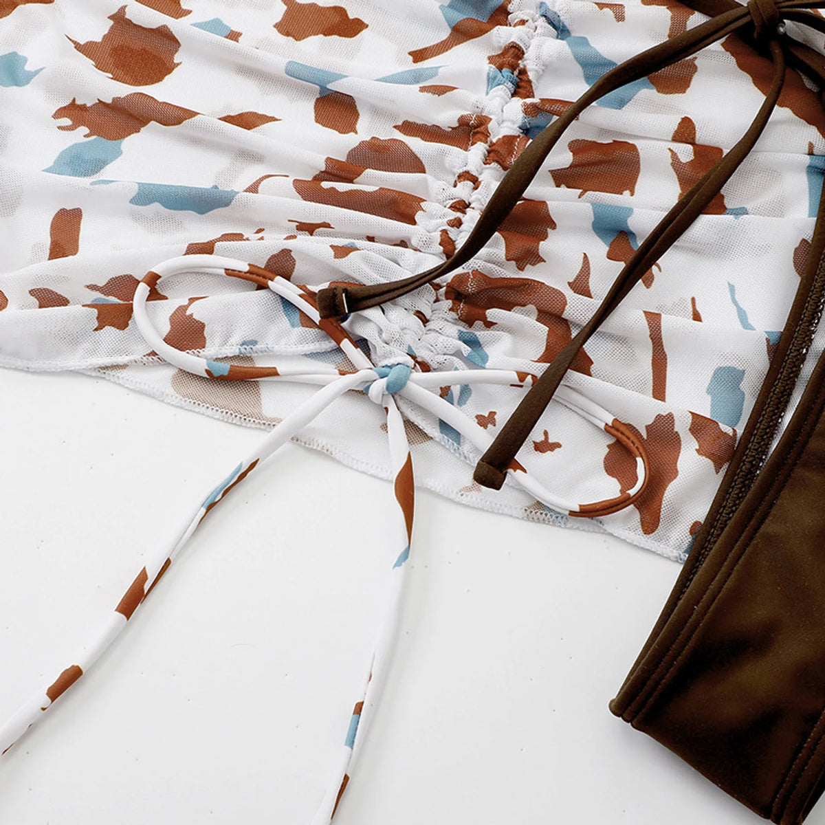Tropic Mesh Leopard Swim Set — detail 2